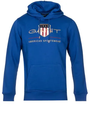 Archive Shield Hoodie College Blue