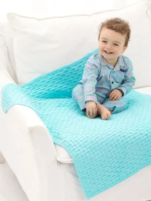 Basketweave Baby Afghan