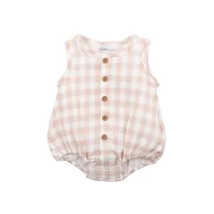 Bebe Baby Quinn Check Bodysuit -Quinn Check