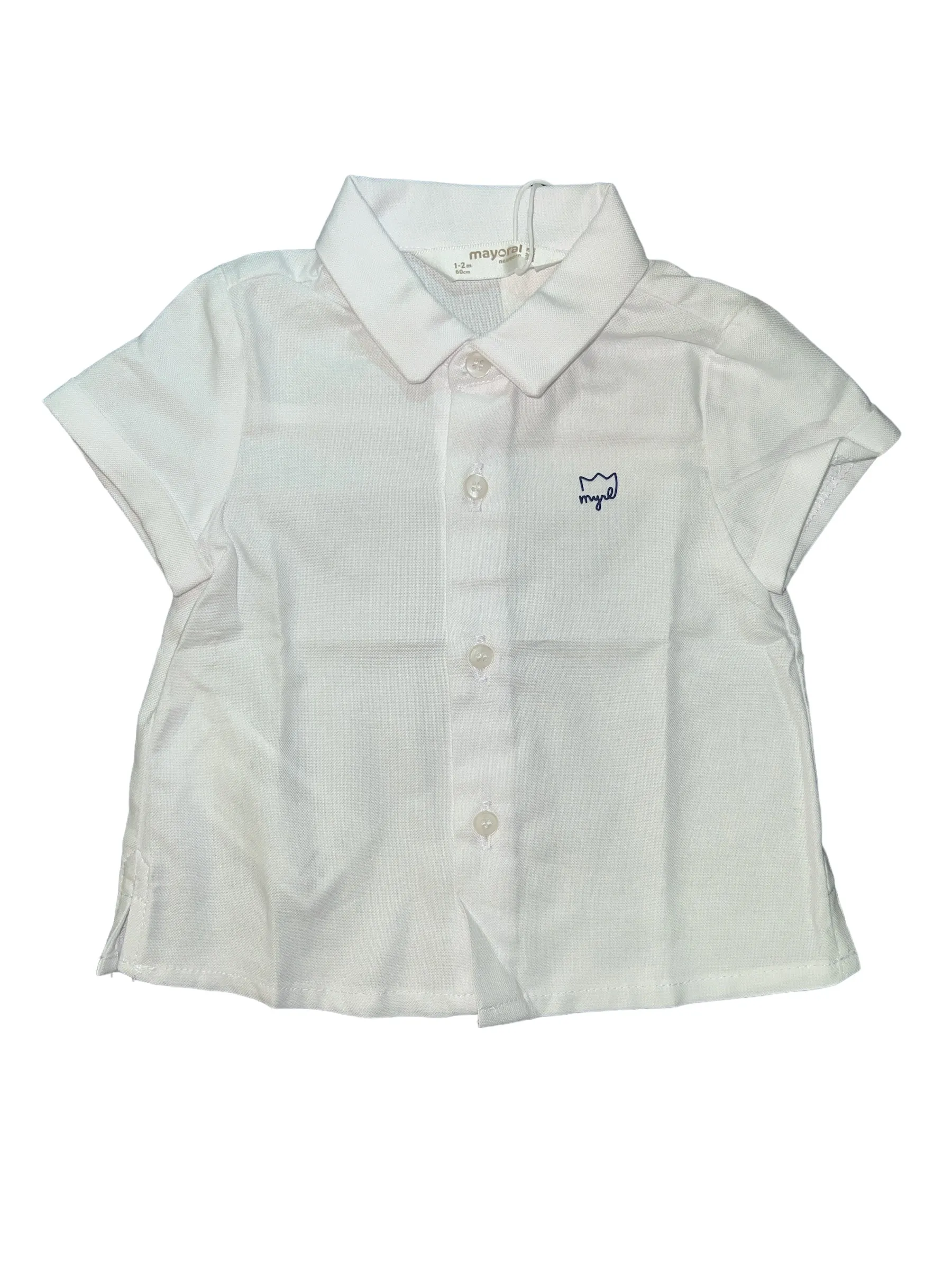 Boys Short Sleeve Button-Up Shirt