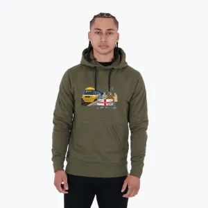 Cheltenham Town Excursions Hoodie Olive