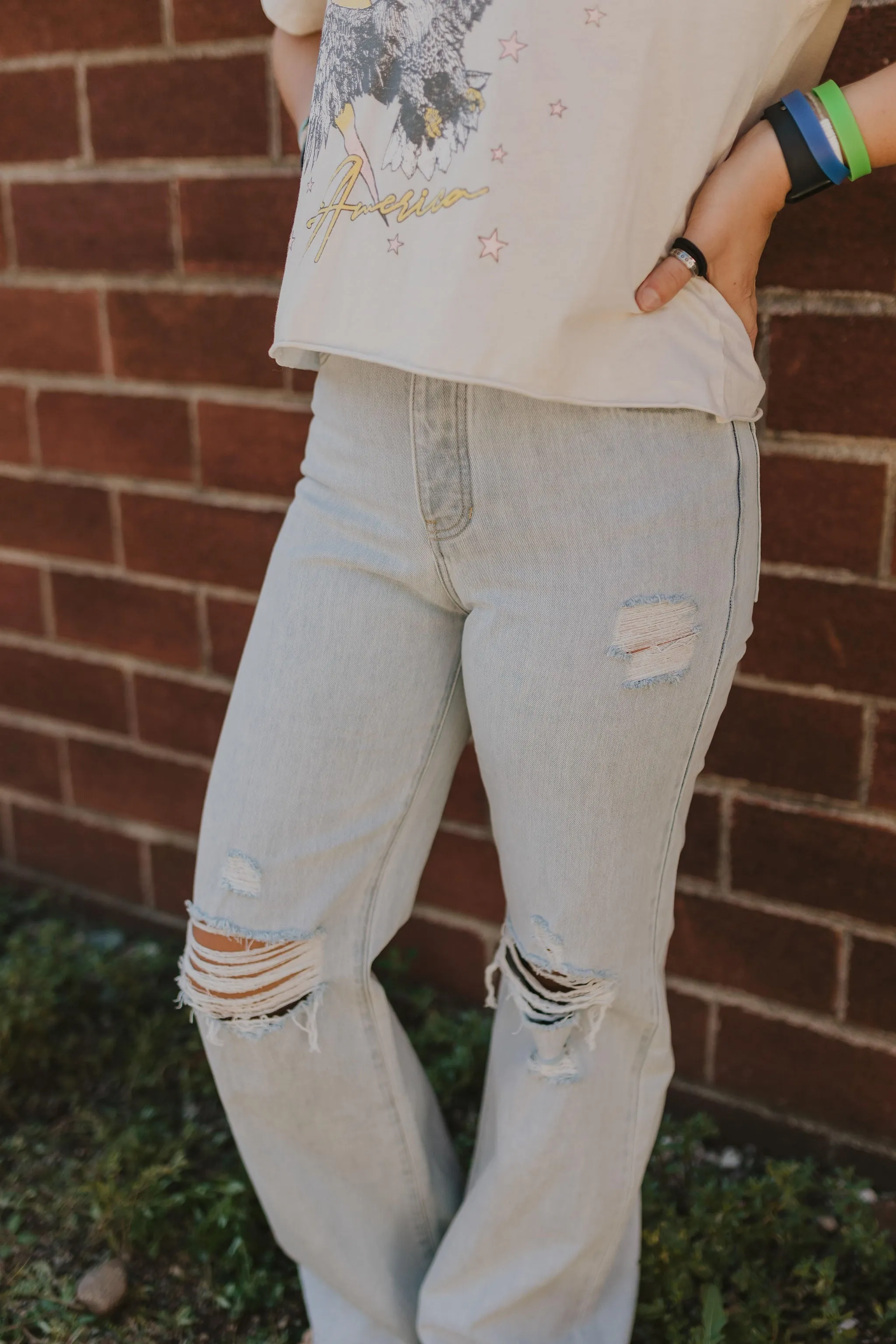 DAKOTA ULTRA HIGH RISE JEANS BY IVY & CO