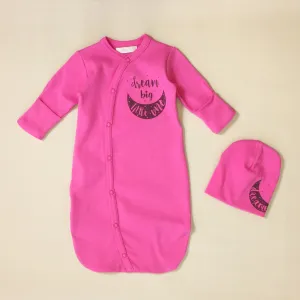 Dream Big SleepSack   Beanie - Fuchsia