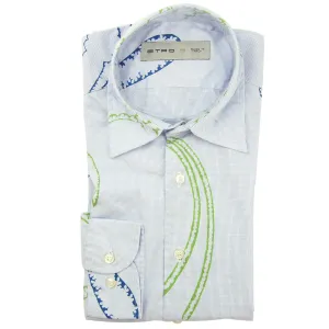 Etro Light Blue Shirt - Slim