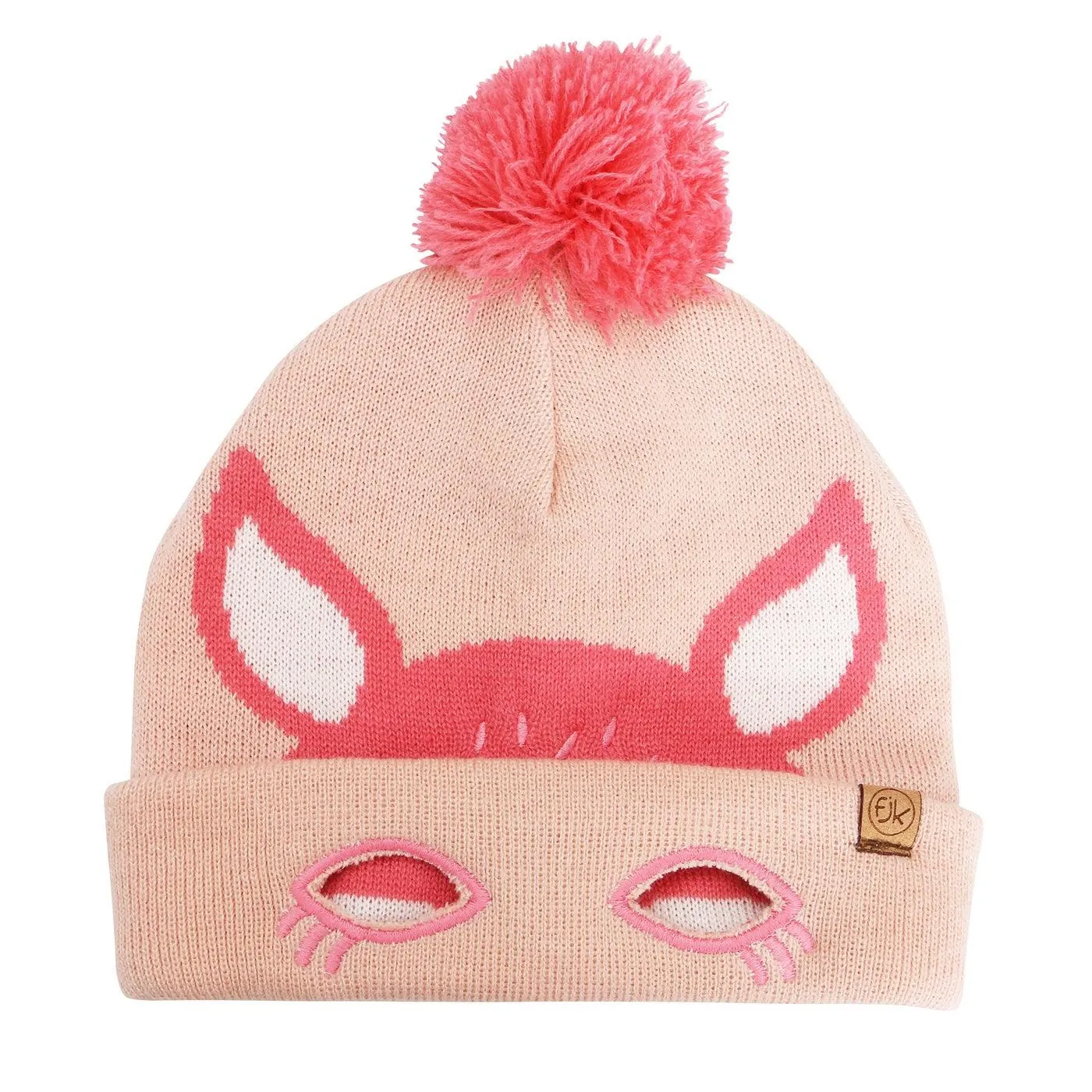 FlapJack Kids Knitted Toque Deer Med/Lrg