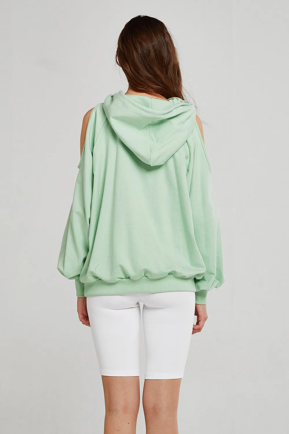 Hazel Cold Shoulder Hoodie