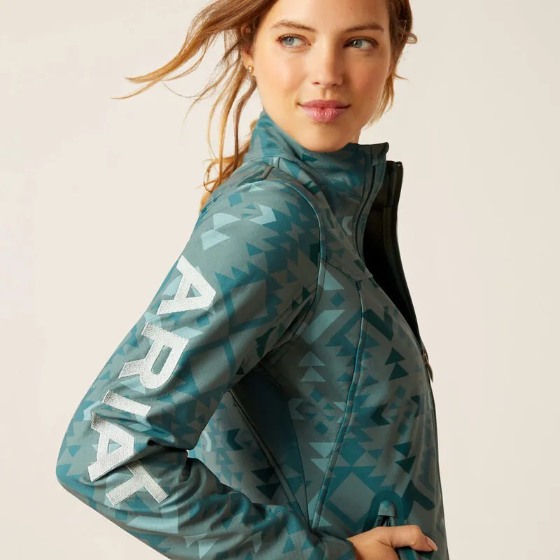 Ladies Ariat Team Softshell Print Jacket - 10046488