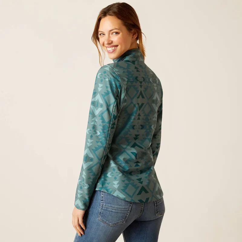 Ladies Ariat Team Softshell Print Jacket - 10046488