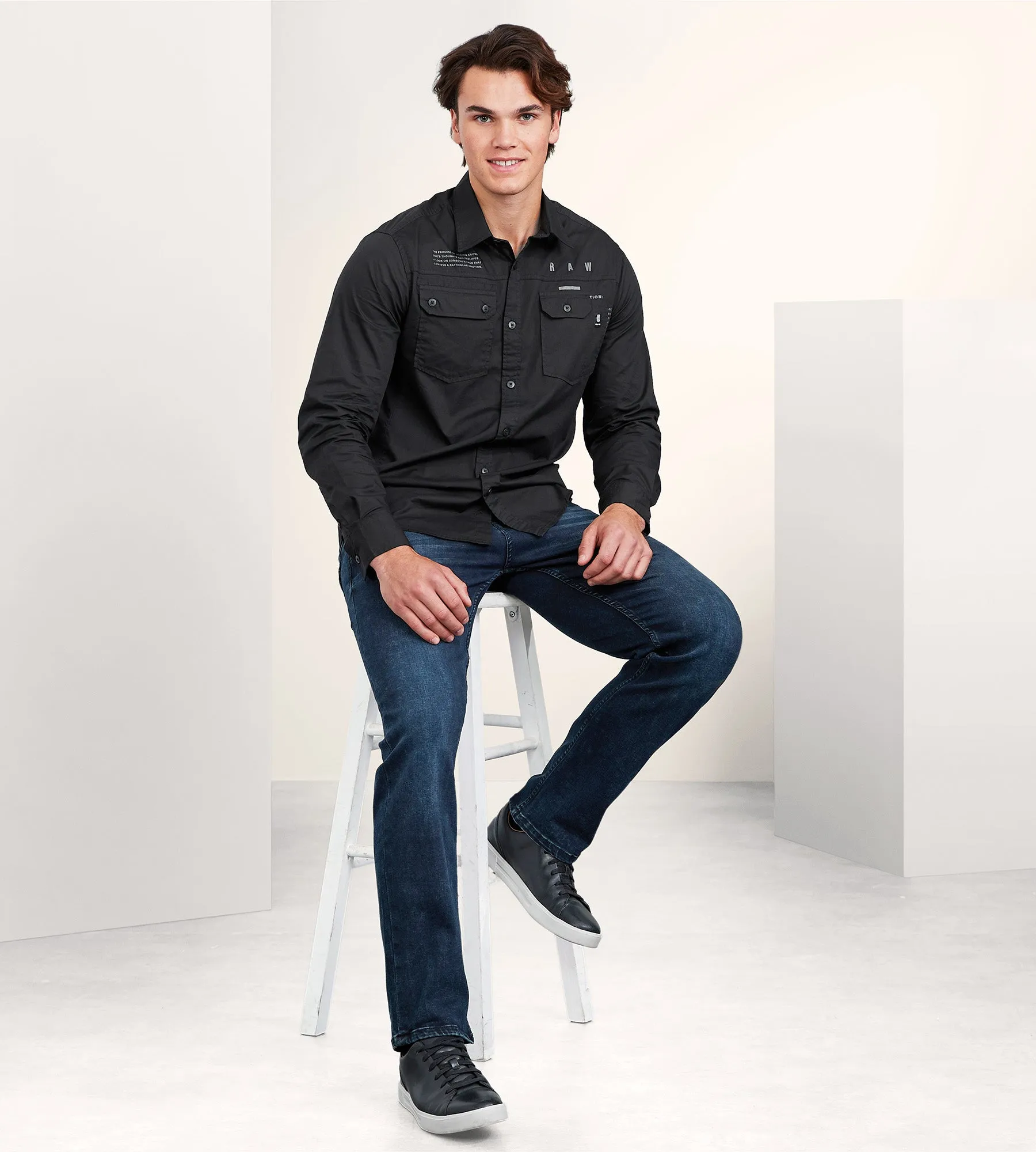 Modern Fit Long Sleeve Sport Shirt