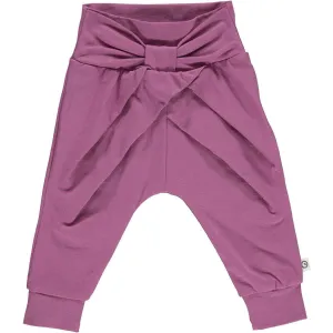 Müsli by green cotton Babyhose mit Schleifenschnitt – Boysenberry