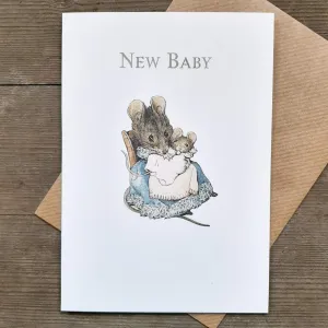 New Baby Card - Beatrix Potter