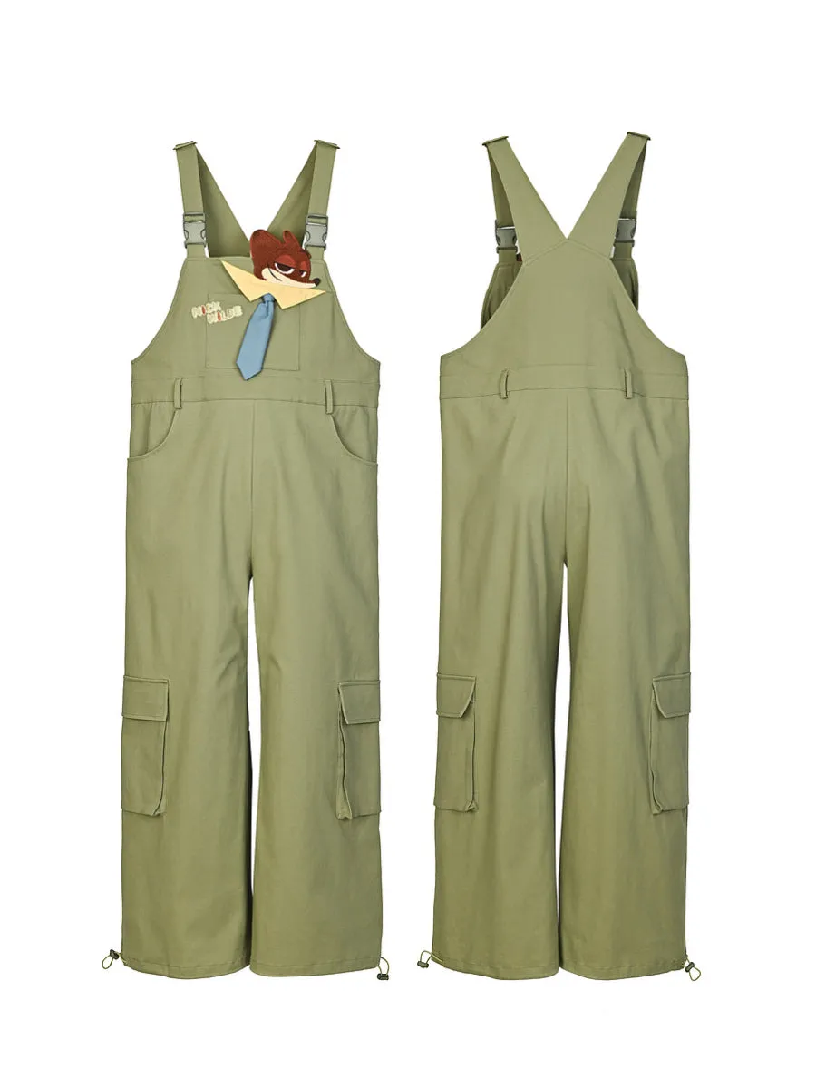 Nick Wilde Zootopia Overalls Pants