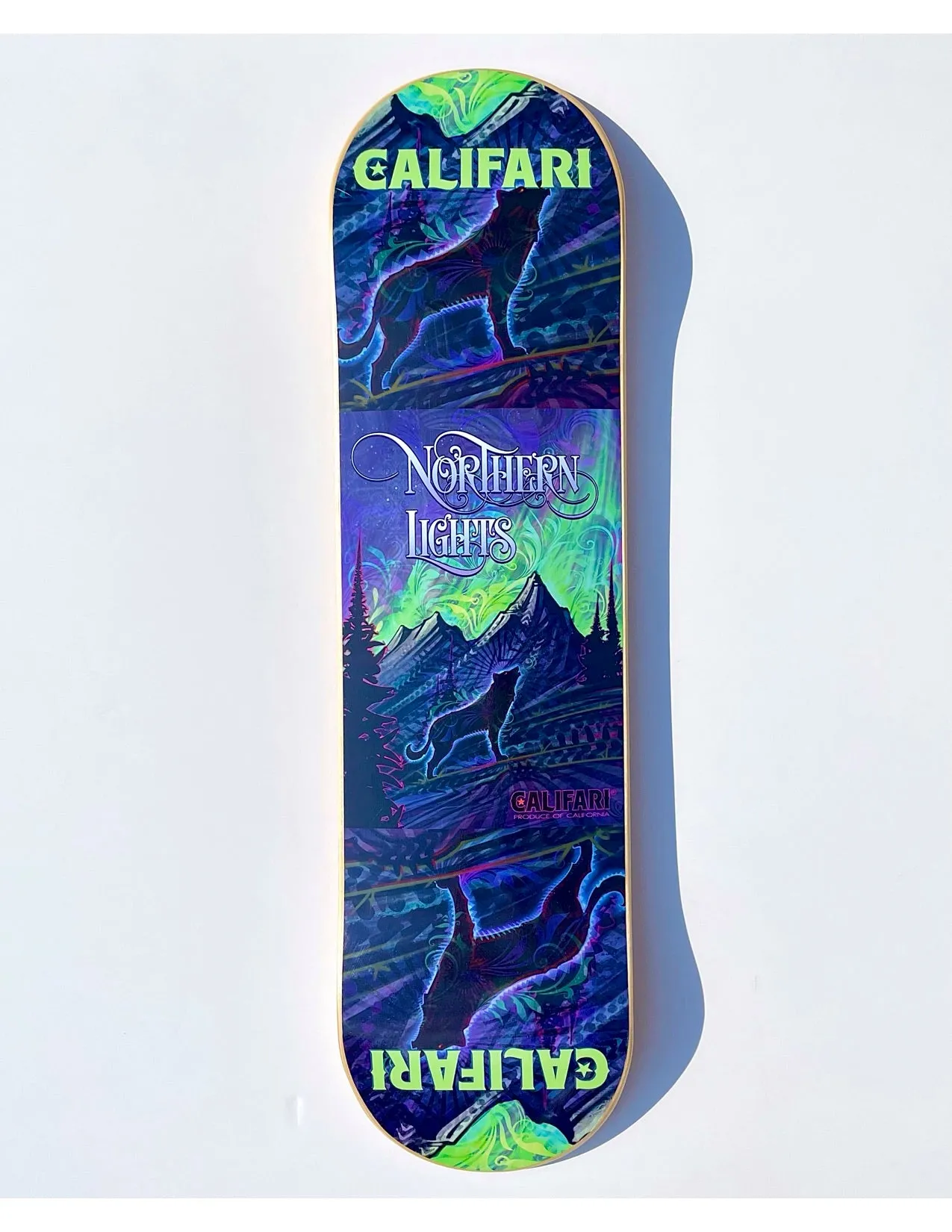 Northern Lights Skate Deck