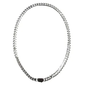 Petite ID Choker Necklace- Silver