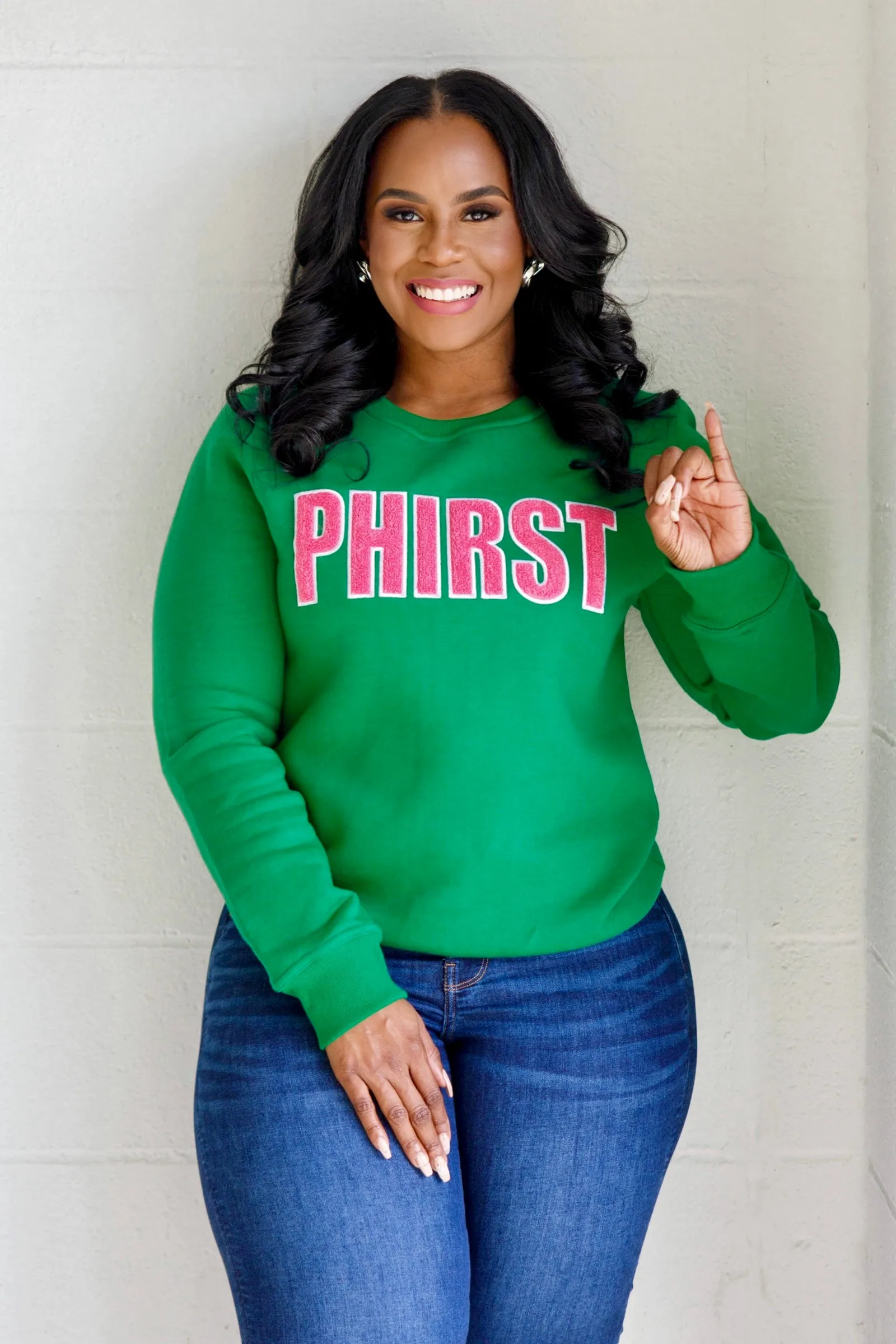 PHIRST AKA Chenille Sweatshirt