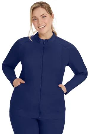 Purple Label Women's Dakota Zip Up Scrub Jacket | Navy